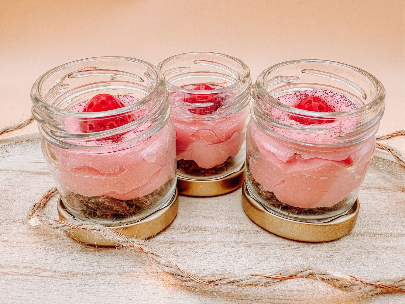 Mini fondant onctueux fraise des bois