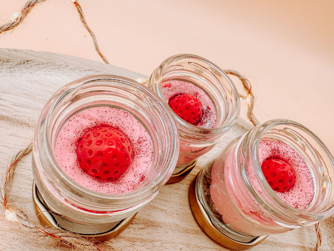 Mini fondant onctueux fraise des bois