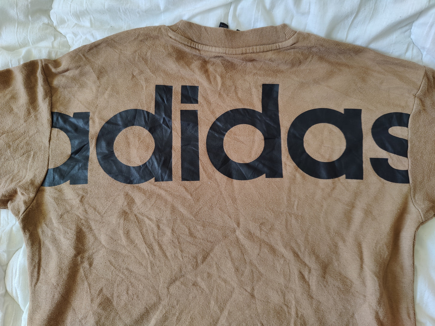 Sweat Adidas Athletics Marron Mesa - Taille L - Coupe Oversize Homme