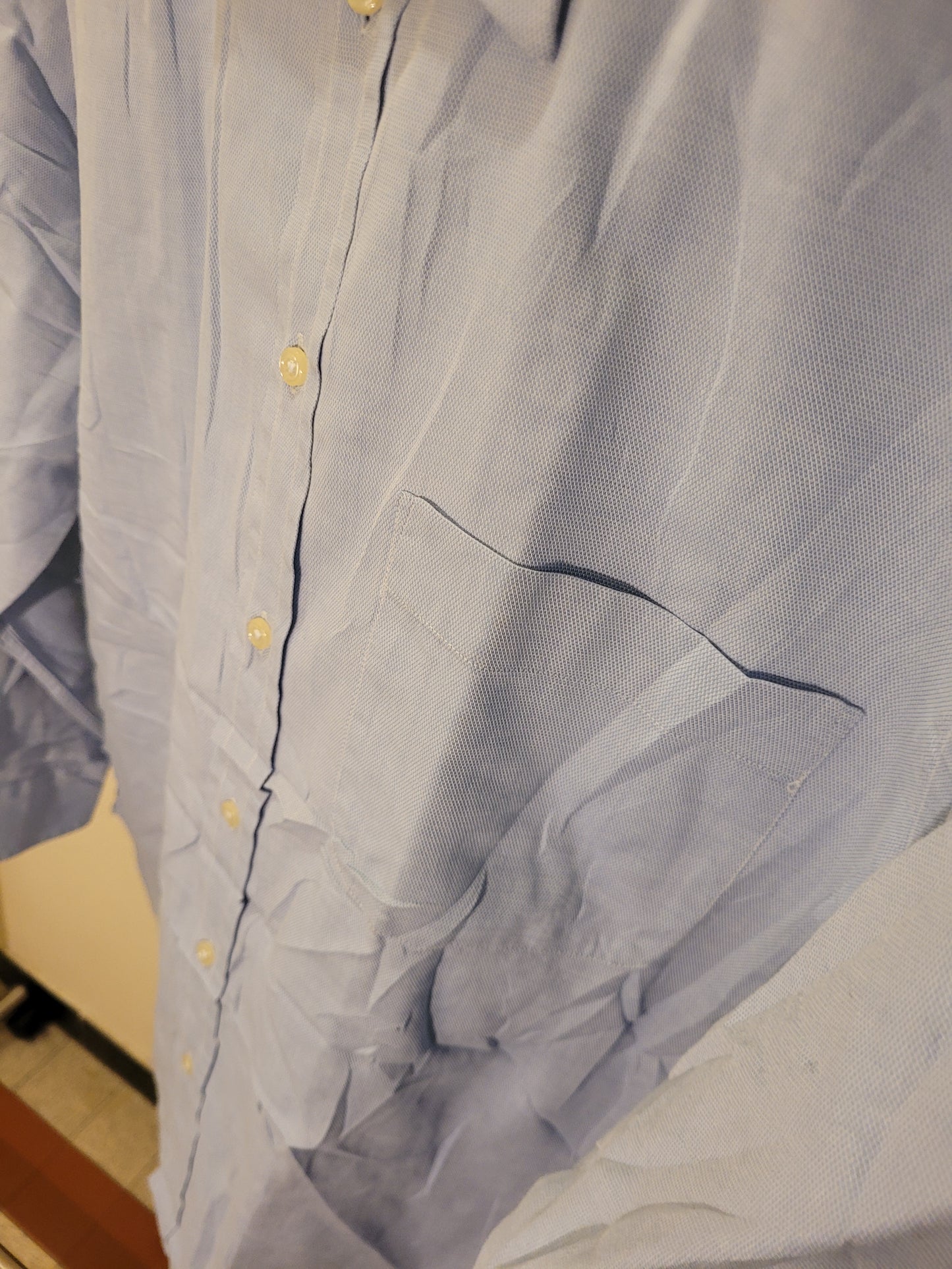 Chemise Homme Bleue Ciel Oviesse Classic - Taille L (41) - 100% Coton Oxford - Très Bon État