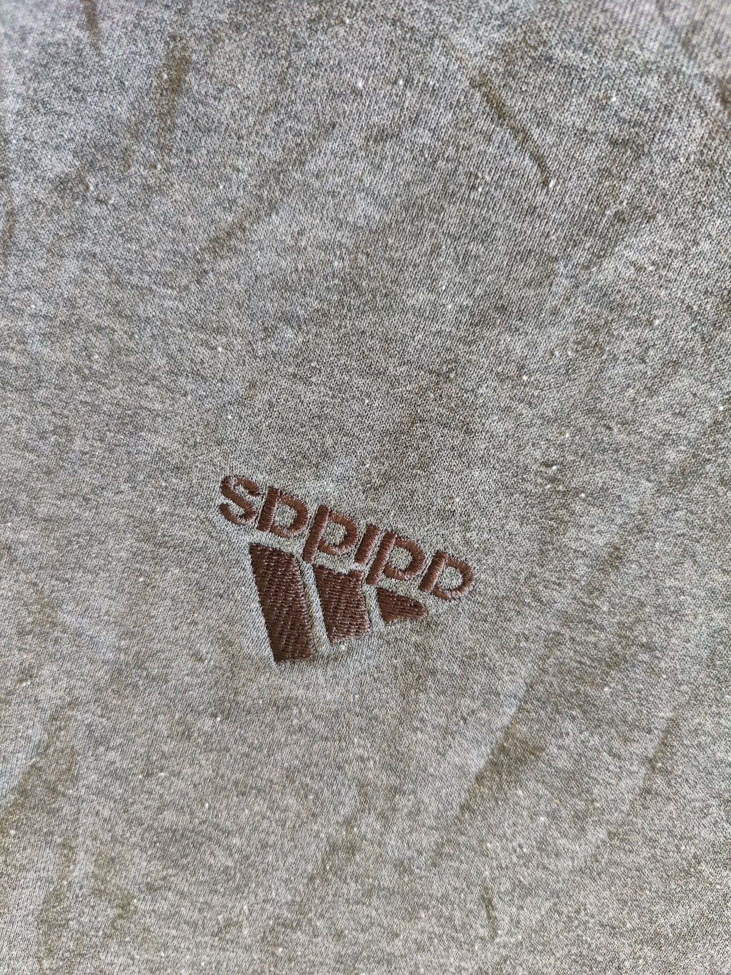 Sweat Adidas 3-Bandes - Gris Anthracite Chiné - Taille M - État Satisfaisant