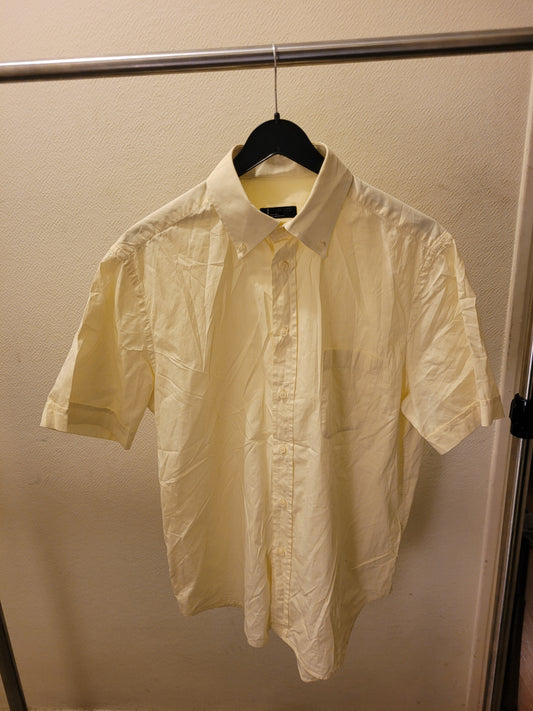 Chemise Jaune Pâle Homme Belmonté XL 100% Coton – Chemise Vintage Chic Old Money Été