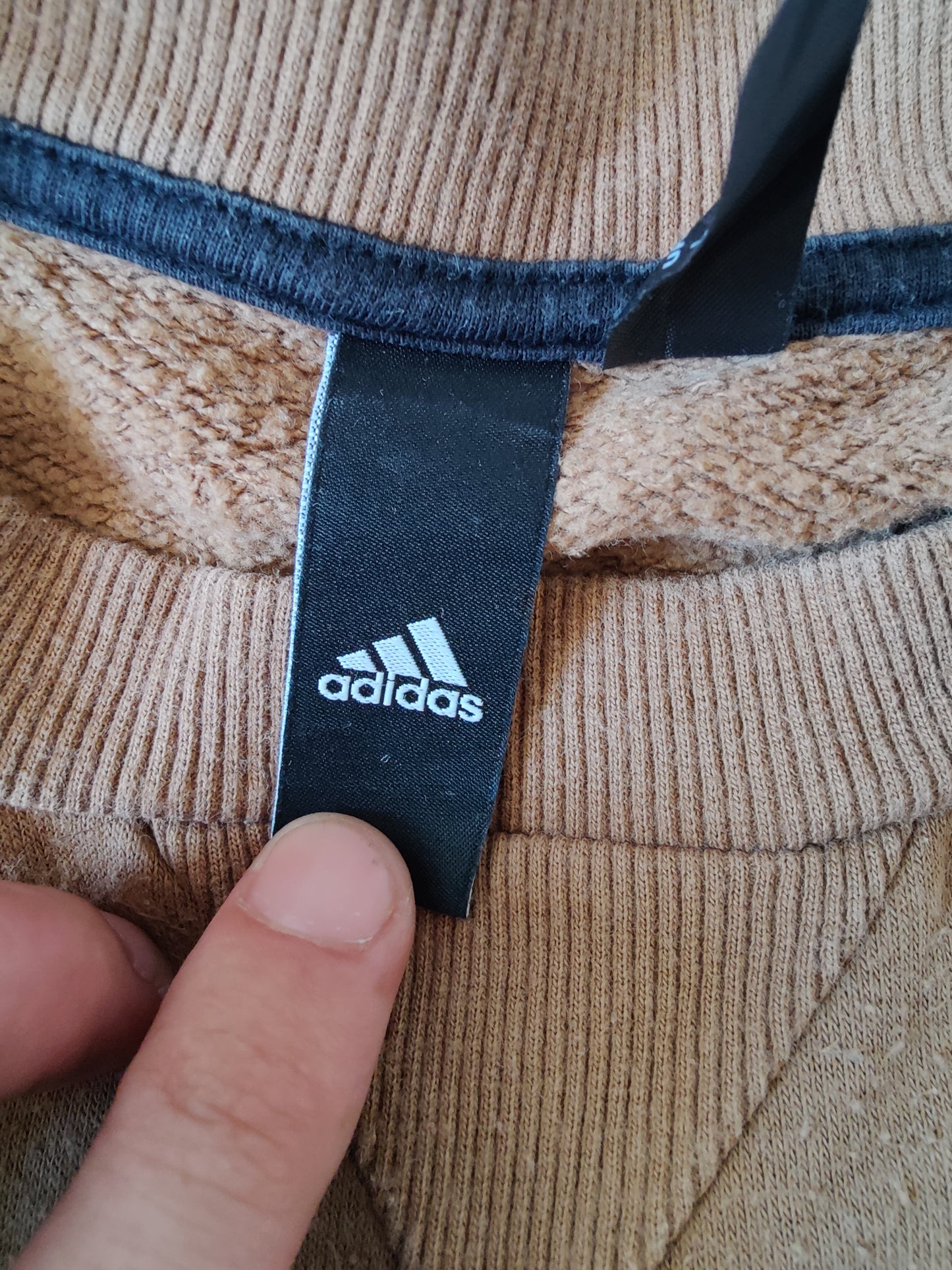 Sweat Adidas Athletics Marron Mesa - Taille L - Coupe Oversize Homme