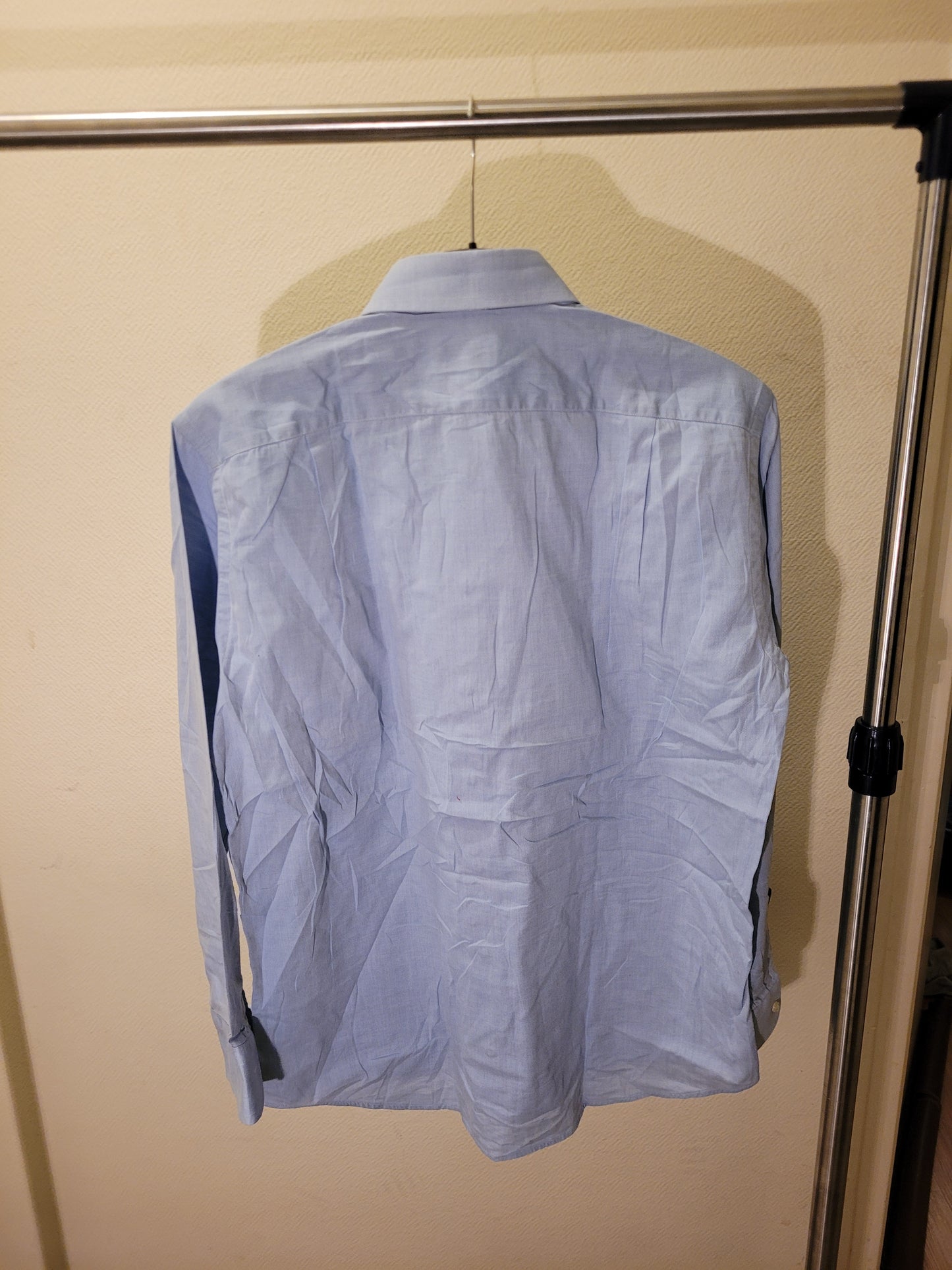 Chemise Homme Bleue Ciel Oviesse Classic - Taille L (41) - 100% Coton Oxford - Très Bon État