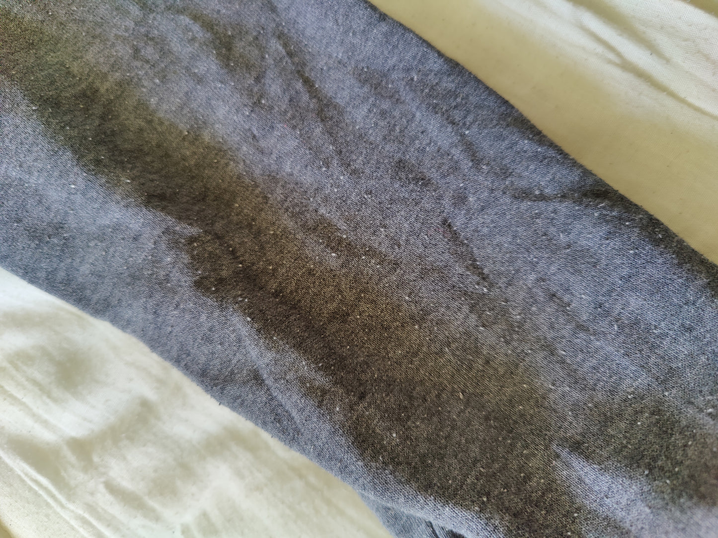 Sweat Adidas 3-Bandes - Gris Anthracite Chiné - Taille M - État Satisfaisant
