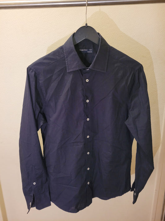 Chemise Noire Homme Piazza Italia Taille S – Chemise Habillée Slim Chic Élégante Business Casual