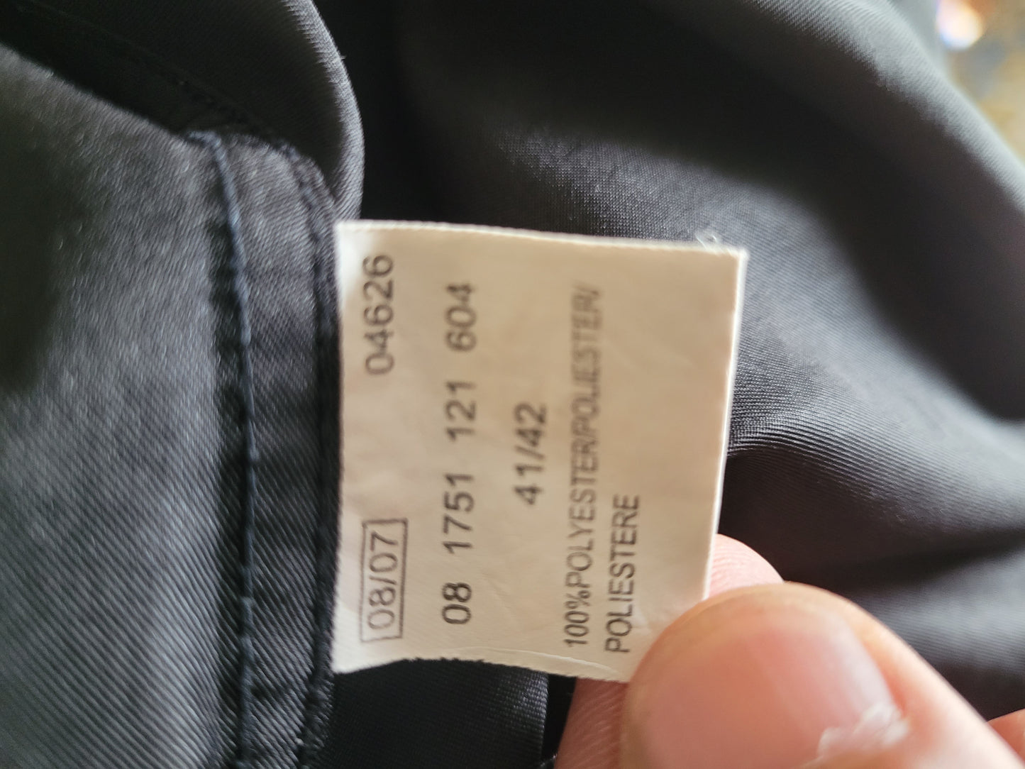Chemise Noire Rayures Homme Take A Look 41/42 – Style Mafia Chic Y2K