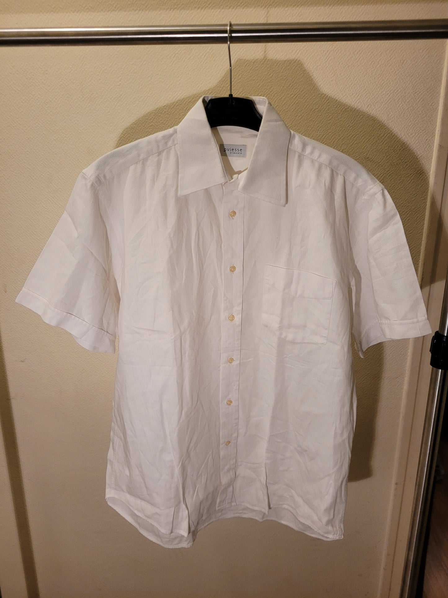 Chemise Blanche Homme Oviesse Classic Taille 41/16 – Chemise Chic Élégante Old Money Business Casual